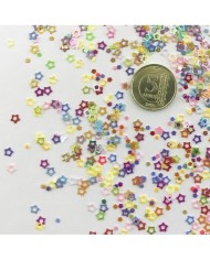 Mini İçi Boş Yıldız Renkli Pul Paketi