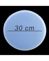 5 Adet - Reçine Epoksi Yuvarlak Tepsi Kalıp 30 cm - T15