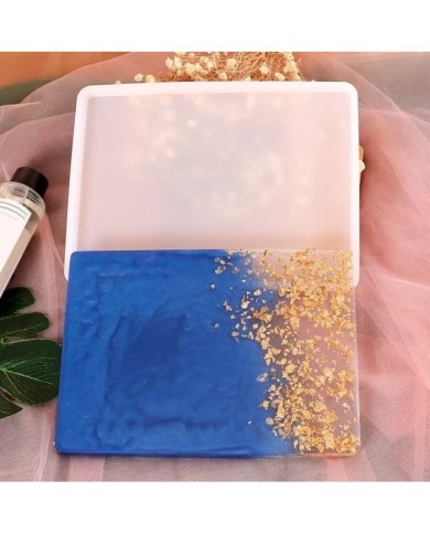 Tepsi  Silikon Reçine ve Beton Kalıp - Dikdörtgen - Kod: 207SN