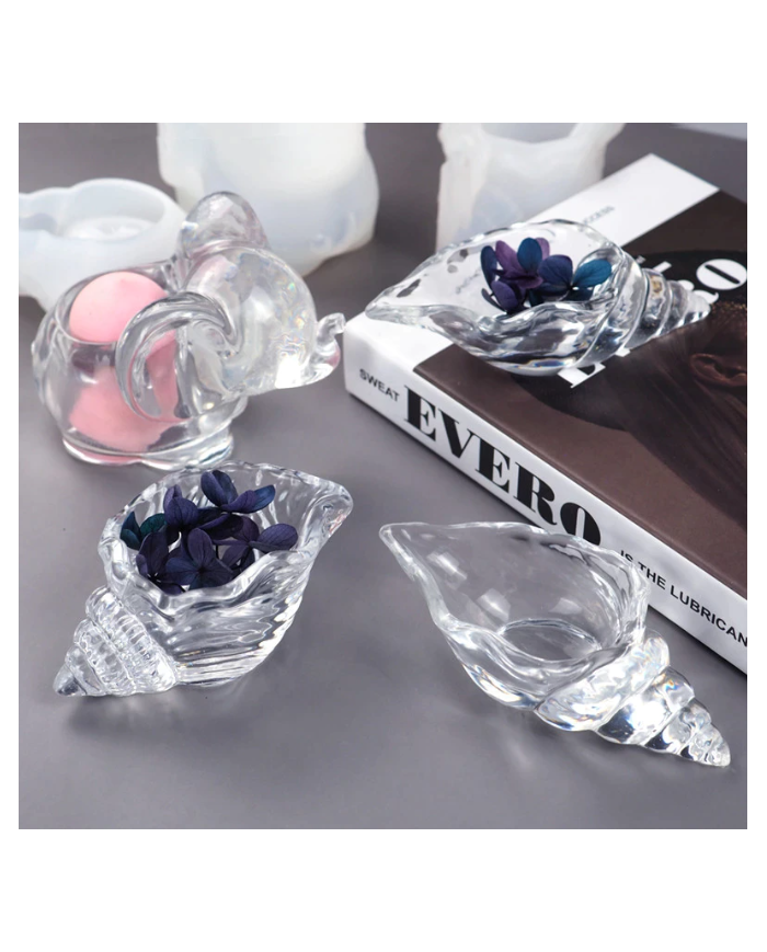 Deniz Kabuğu silikon kalıp - 68 gr -Kod:276B