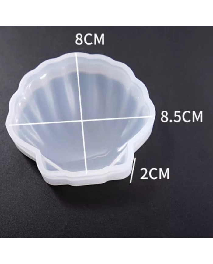 İstiridye Epoksi Reçine ve Sabun Silikon Kalıbı -Kod:1035