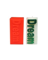 Dream Yazılı Silikon Mum Kalıbı -102