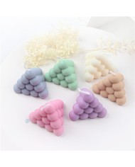 Piramit Bubble  Silikon Mum Kalıbı - Kod:1200