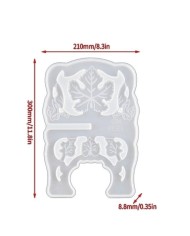 Yaprak desenli Rahle  BİR ADET SİLİKON KALIP -Kod:371