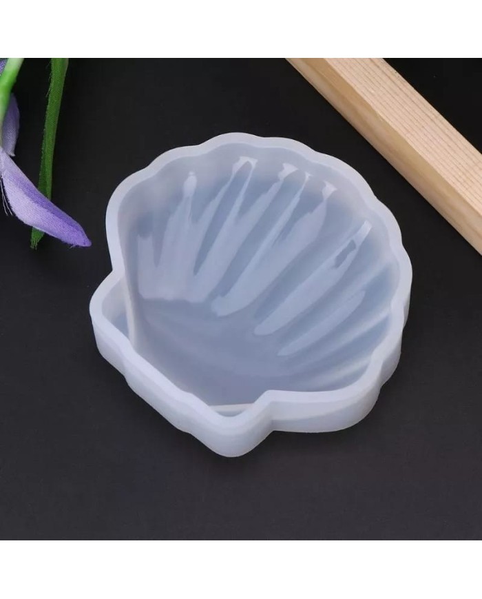 İstiridye Epoksi Reçine ve Sabun Silikon Kalıbı -Kod:1035
