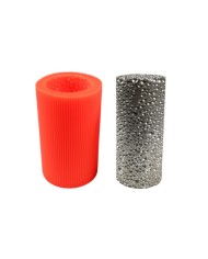 Baloncuk Desenli Silikon Mum Kalıbı M-112