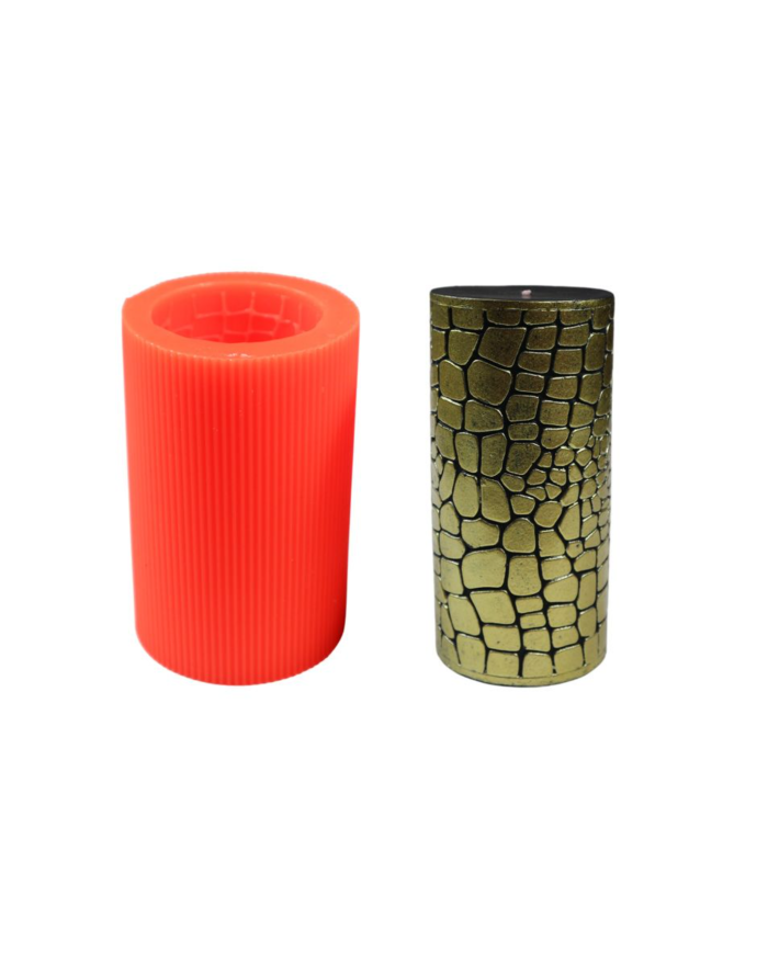 Çatlama  Desenli  Silikon Mum Kalıbı M-115