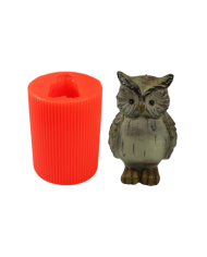 Baykuş Silikon Mum Kalıbı M-122