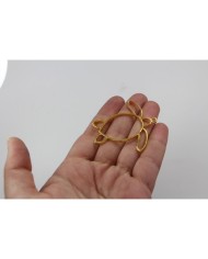 Pirinç Caretta Caretta Kolye Ucu - Bijuteri Takı