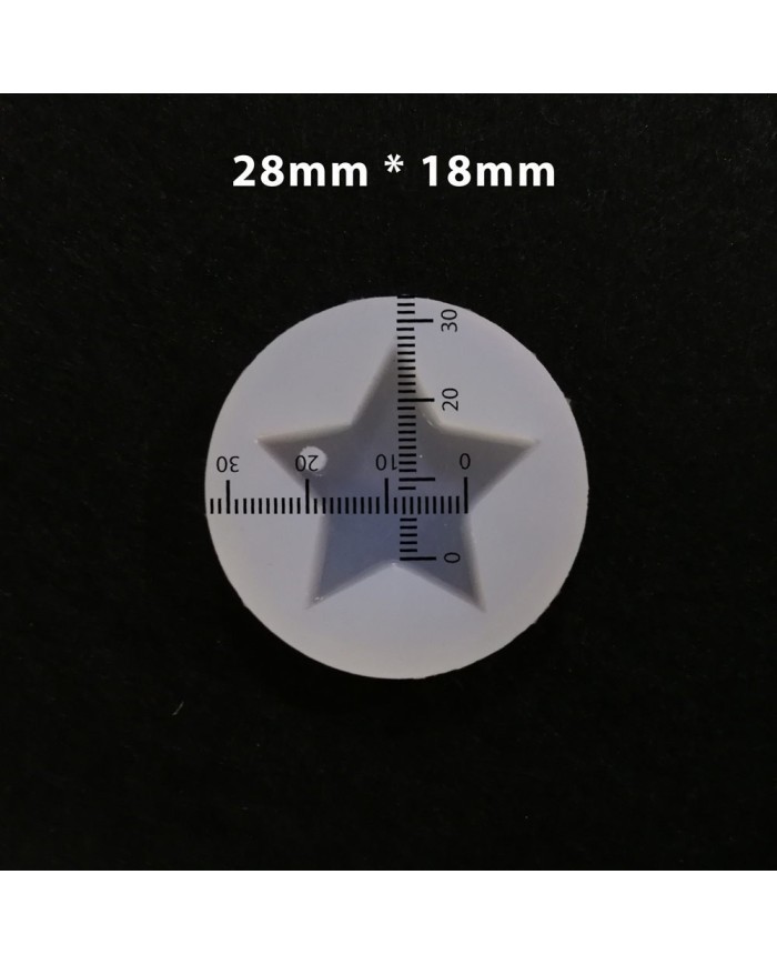 Reçine Epoksi Kalıp-delikli Yıldız - E8