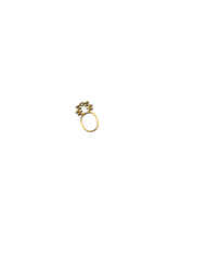 Pirinç Ananas Kolye Ucu - Bijuteri Takı