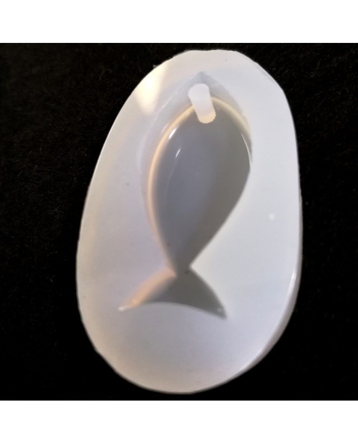 Reçine Epoksi Kalıp-delikli Balık - E9