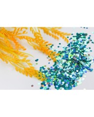 Altıgen Epoksi ve Kozmetik Pulu Glitter 5 Gr  - Mavi