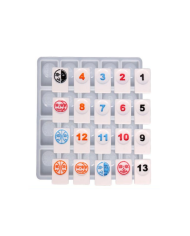 Okey Taşı Desenli Silikon kalıp - 187x173-Kod:383