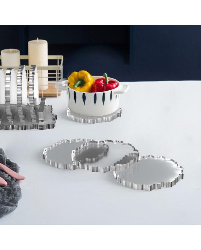 Tencere Tava Çaydanlık Altlığı Silikon Kalıp Epoksi Döküm Kalıbı -Kod:394