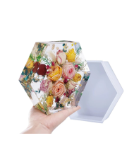 Dekoratif Silikon Kalıp Epoksi Döküm Kalıbı-Altıgen -Kod:1044