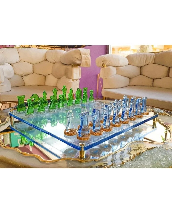 Satranç ve Dama Epoksi Reçine  Silikon Kalıbı- Kod: