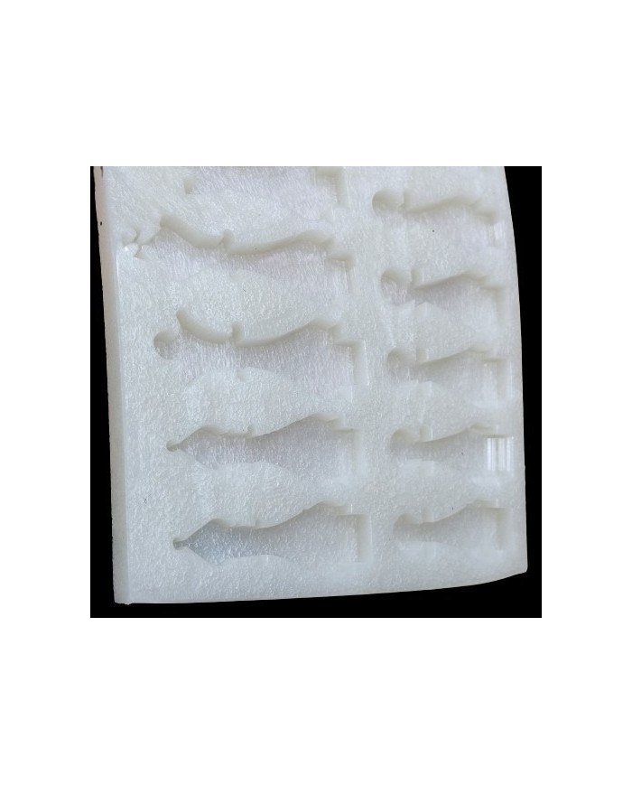 Satranç ve Dama Epoksi Reçine  Silikon Kalıbı- Kod: