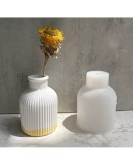 Tombul Saksı Silikon Beton Kalıbı - Kod:1221