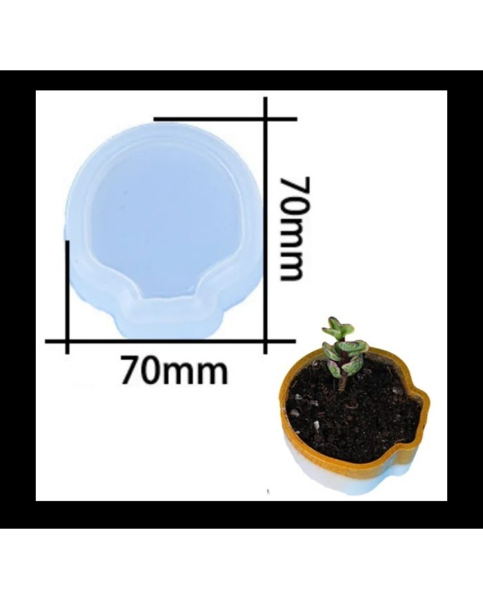 Epoksi ve Beton Silikon Saksı Kalıbı- Kod:399