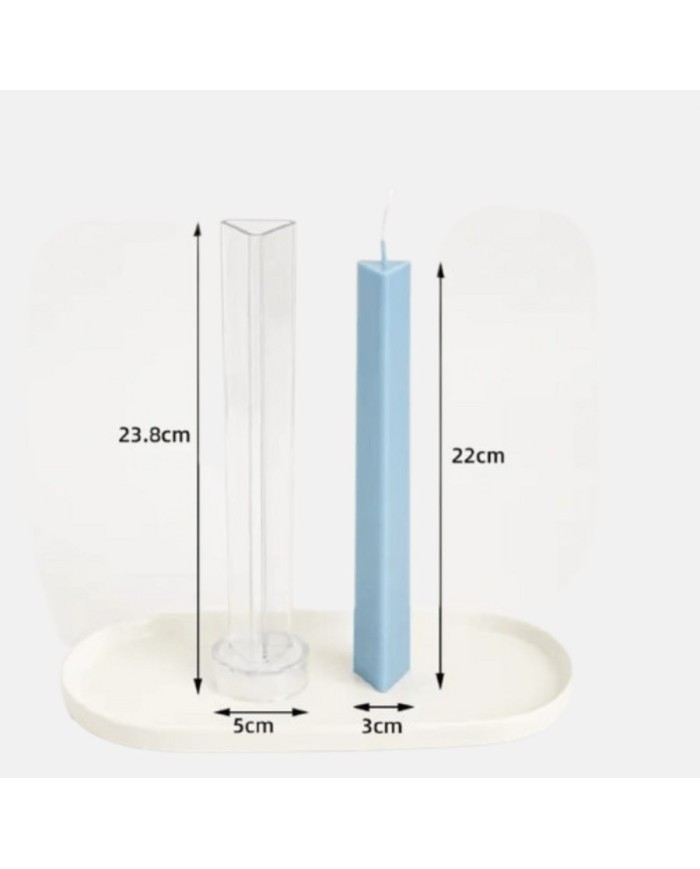 Uzun Üçgen Mika  Mum Kalıbı -Mika Model: