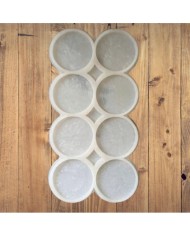 8li Bardak Altı - Hobi Silikon Kalıbı  SN25 - Kod: