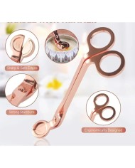 Siyah Mum Bakım Seti ( Makas,Söndürücü,Raf Plakası,Fitil Çekici)