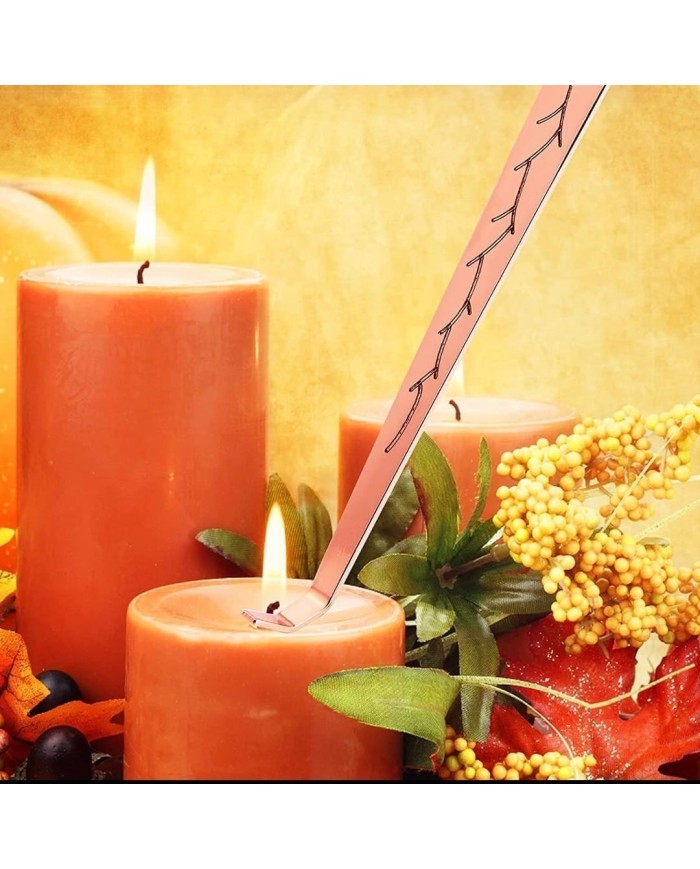 Siyah Mum Bakım Seti ( Makas,Söndürücü,Raf Plakası,Fitil Çekici)