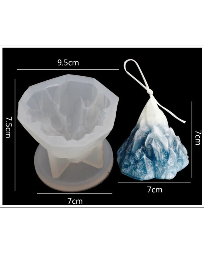 Dekoratif Dağ Reçine Epoksi ve Beton Kalıbı -Kod:1121