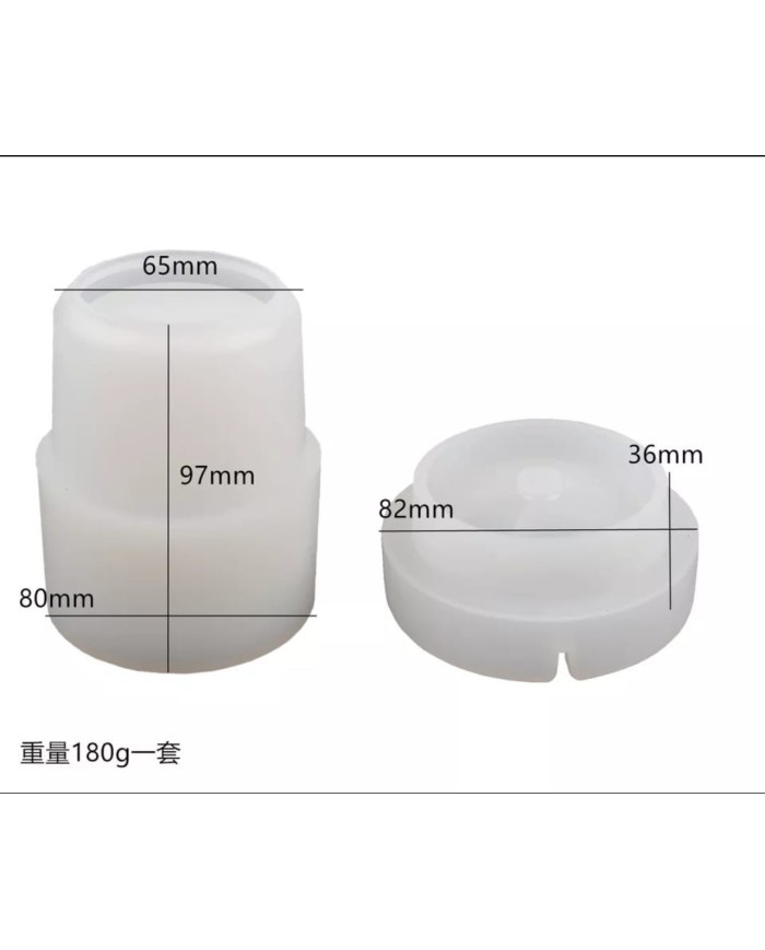 Kokusuz Silikon Küllük Reçine Epoksi Kalıbı -Kod:471
