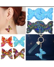 Silikon Hologramlı Kelebek - Hobi Silikon Kalıbı - Kod:441