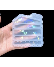 Silikon Hologramlı Toka Kalıbı - Hobi Silikon Kalıbı - Kod:448