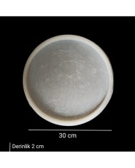 2cm Derinlik de 30cm Yuvarlak Masa & Sehpa - Hobi Silikon Kalıbı / SN23-30