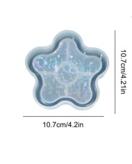 Hologramlı Yonca Bardak Altı ve Dekoratif - Hobi Silikon Kalıbı -Kod:1202