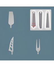 Peynir Bıçağı Silikon Seti - Hobi Silikon Kalıbı -Kod:461 /Set:8