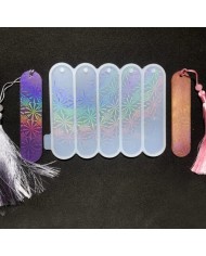 Kar Tanesi Hologramlı Silikon Kitap Ayracı - Hobi Silikon Kalıbı -Kod:456