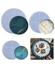 Yuvarlak tabak silikon kalıp -18 cm-Kod:1079