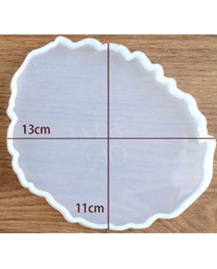 Elips Bardak Altlığı Reçine ve Beton Silikon Kalıbı -Kod:250