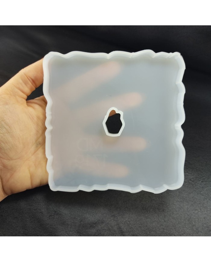 Kare Bardak Altı Reçine Epoksi ve Beton Kalıbı -Kod:253