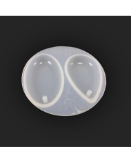 Oval Kolye Reçine Epoksi,  Kalıbı - Kod:05
