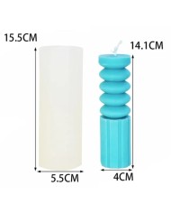 Makaron Kule Mum Kalıbı - Hobi Silikon Kalıbı -Kod:1048