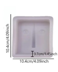 Kare Surat Mum Kalıbı - Hobi Silikon Kalıbı -Kod:508