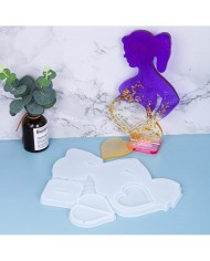 Hamile Kadın Dekoratif Epoksi Kalıbı - Hobi Silikon Kalıbı -Kod:1084