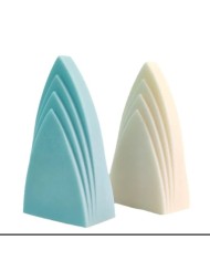 Geometrik Dağ Mum Kalıbı - Hobi Silikon Kalıbı -Kod:485