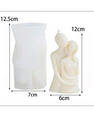 Bakışan Çift Mum Kalıbı - Hobi Silikon Kalıbı -Kod: