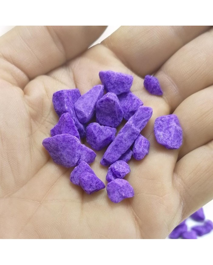 İri çakıl taşı - Mor - 100 gr
