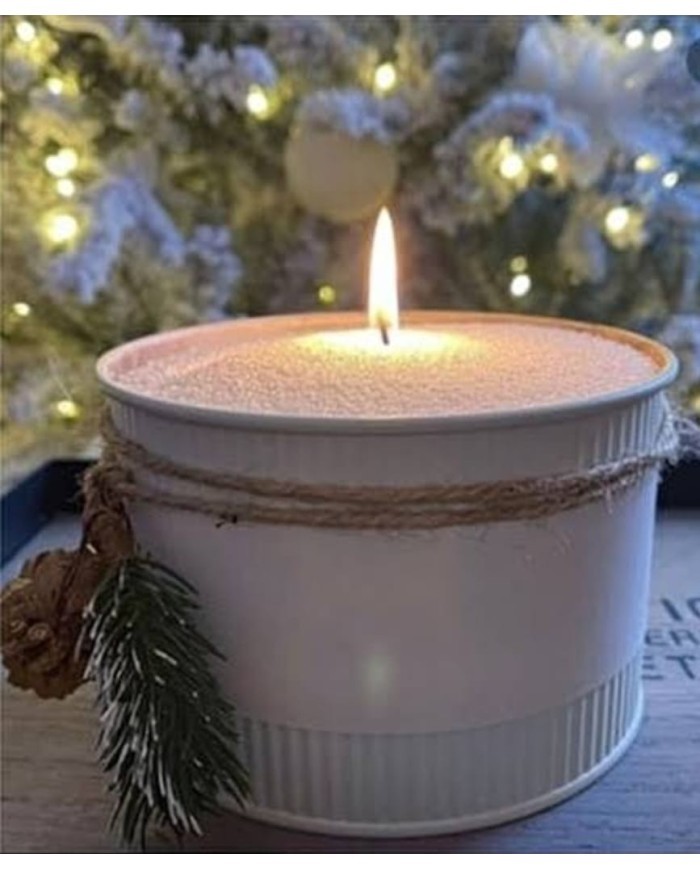 Organik İnci Tozu Mum -250gr