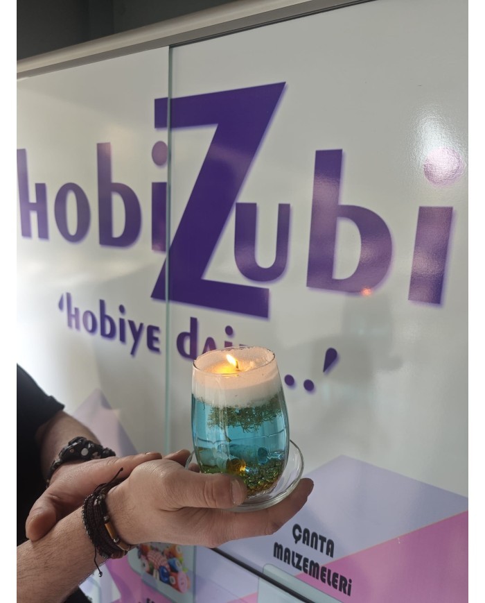 Organik İnci Tozu Mum 1000gr