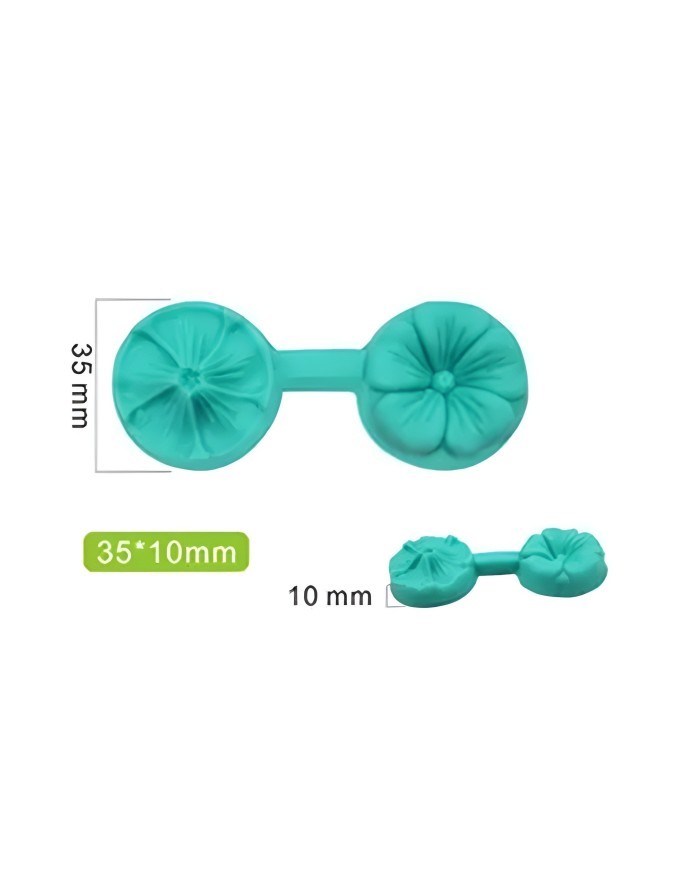 Polimer Kil Darmalama Kalıbı-Petunya