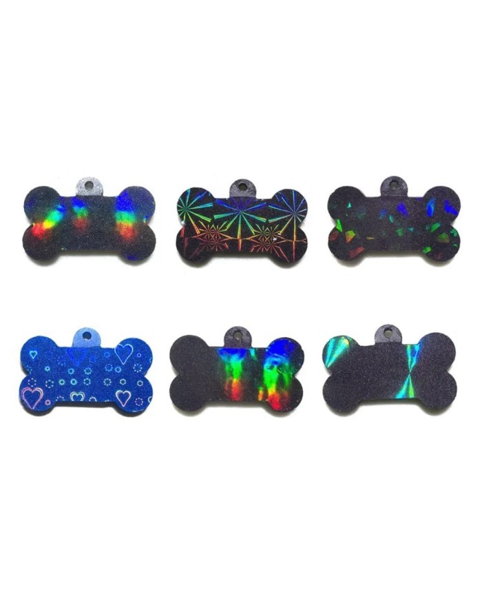 Holografik lazer köpek kemik silikon kalıp - Kod:512